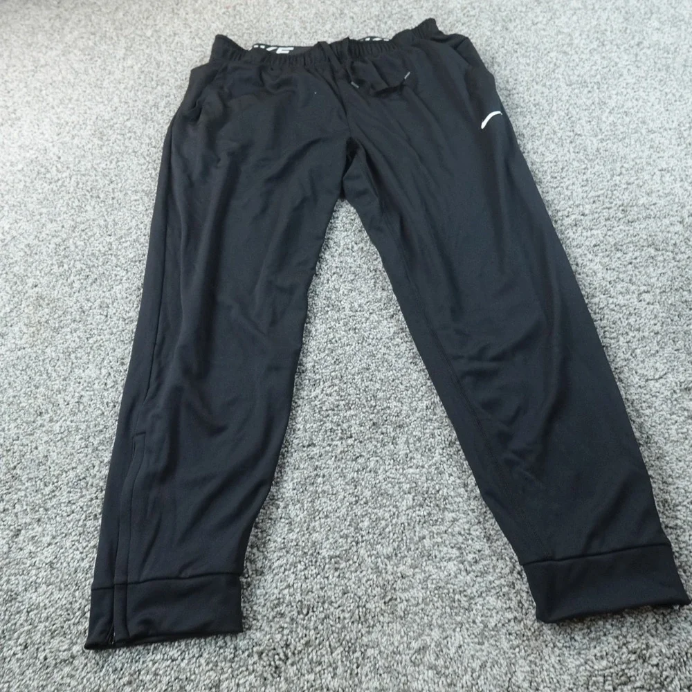 Nike Pants Mens L Black Dri Fit Drawstring Performance Jogger Sweatpants Workout